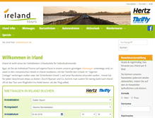 Tablet Screenshot of irelandtours.de